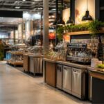Messehalle mit Gastronomie-Ständen – Referenz GastronomieBranchenTreff